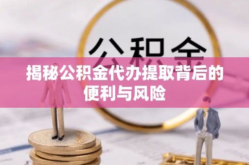 烈屿揭秘公积金代办提取背后的便利与风险