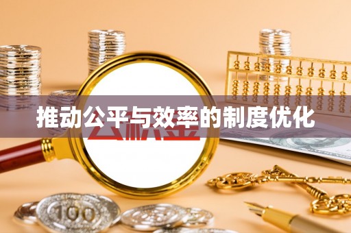 烈屿推动公平与效率的制度优化