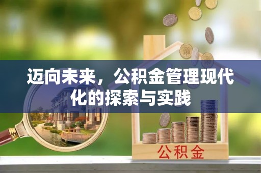 烈屿迈向未来，公积金管理现代化的探索与实践