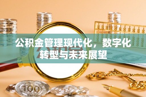 烈屿公积金管理现代化，数字化转型与未来展望